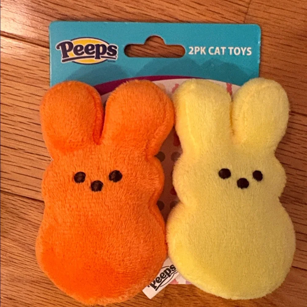 PEEPS Easter Jingle Bell & Plain Bunnies. Easter Bunny & bunny w/carrot